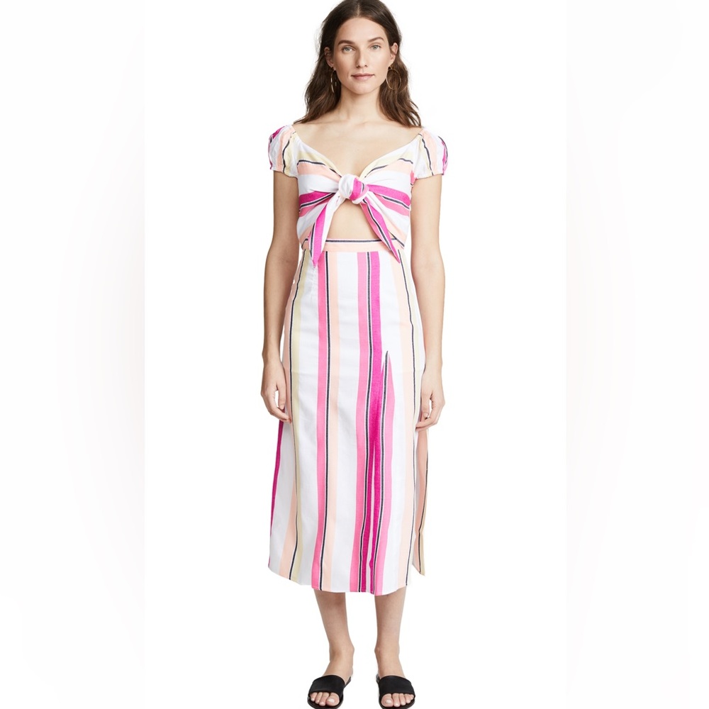 Kos Resort Midi Cutout Dress Size S View 5